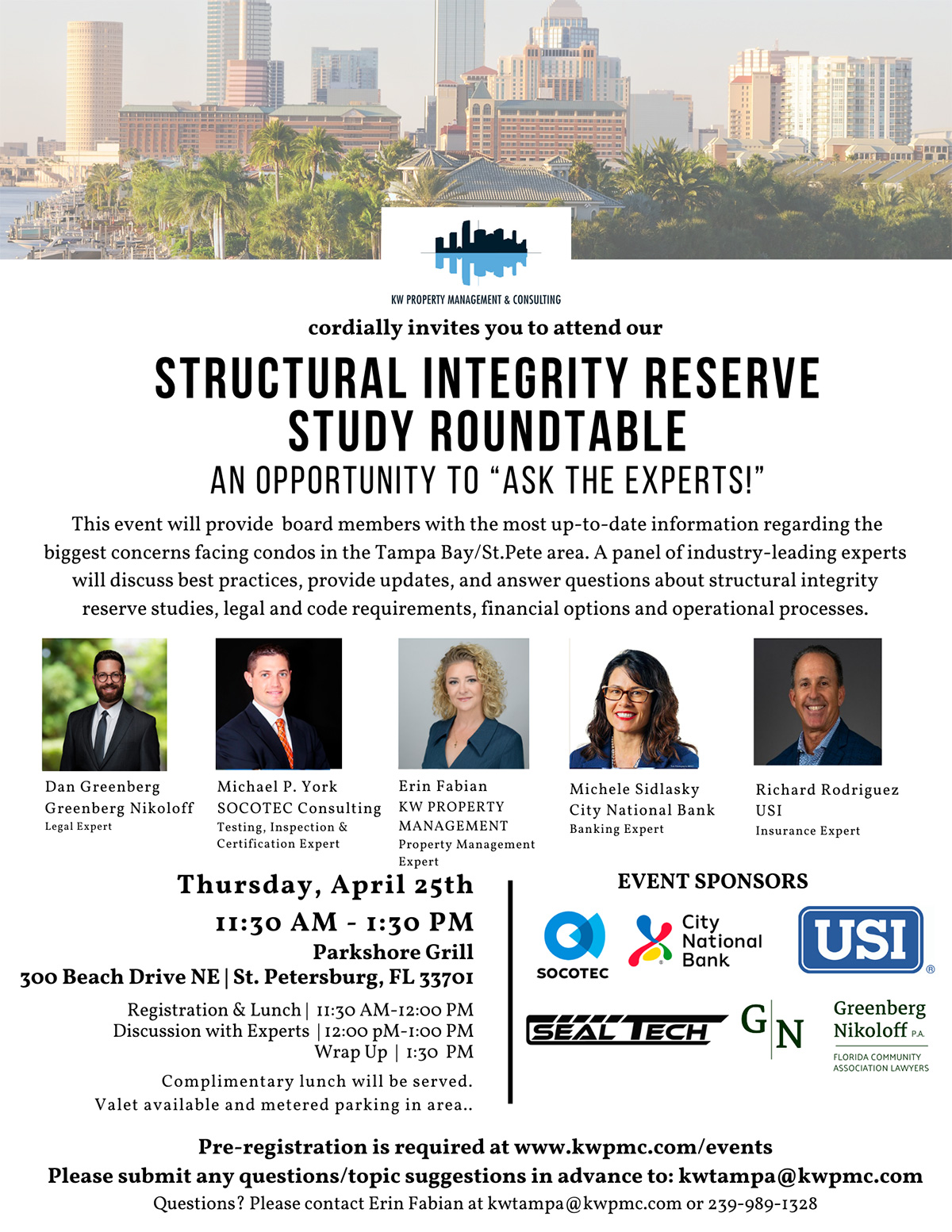 Structural Integrity Reserve Study Roundtable