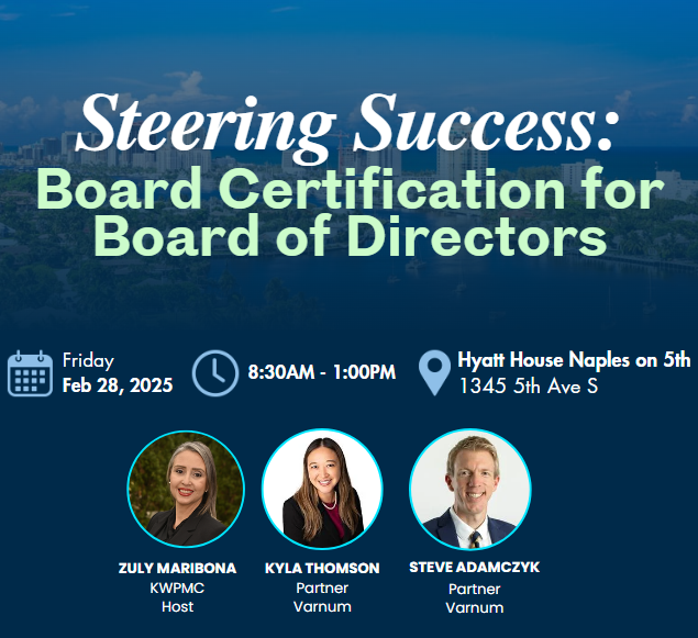 Steering Success: Board Certification for Board of Directors