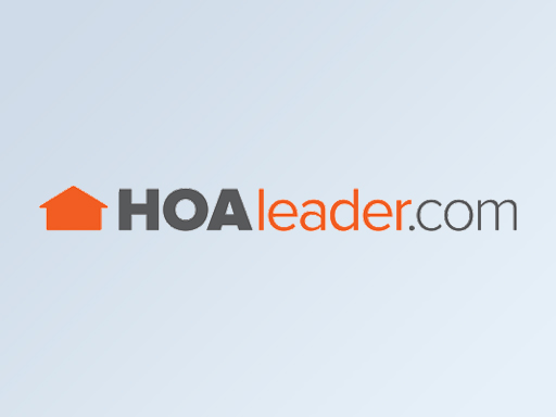 HOAleader.com brand logo for homeowners association resources